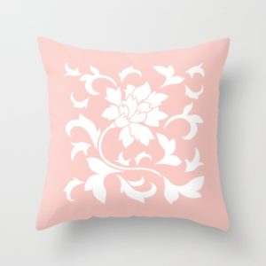 Throw Pillow Cover (16" X 16") Indoor - Rose Quartz