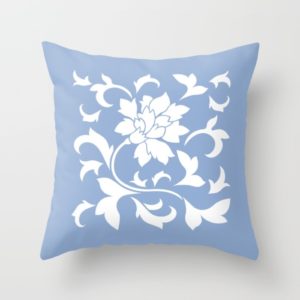Throw Pillow Cover (16" X 16") Indoor - Serenity Blue