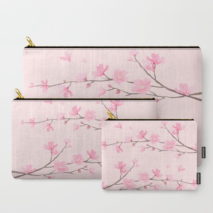 Cherry Blossom - CARRY-ALL POUCH LARGE (12.5" X 8.5") - Image 10