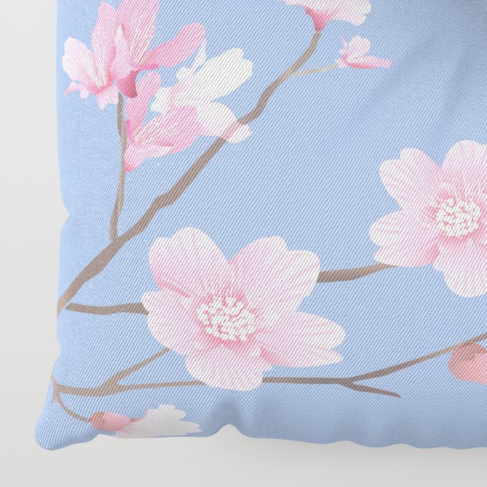 Cherry Blossom - FLOOR PILLOW SQUARE 26" X 26" - Image 3