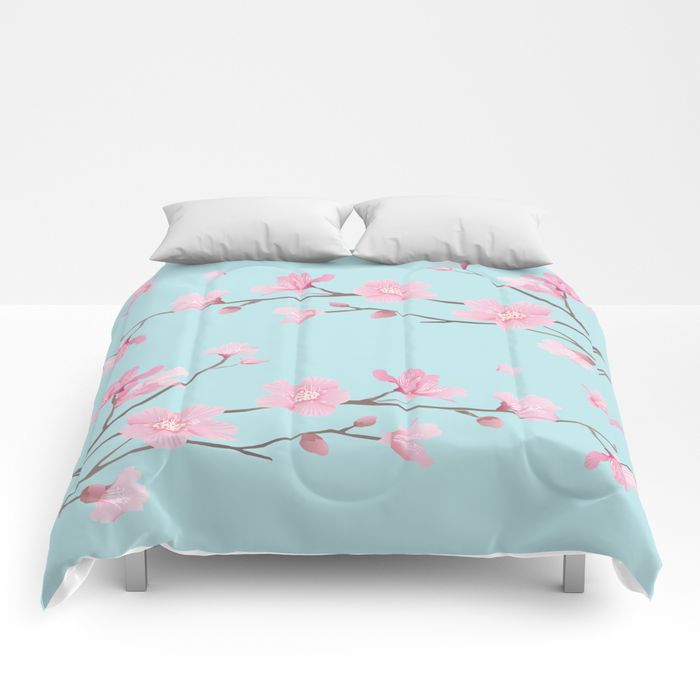 Cherry Blossom - COMFORTERS QUEEN: 88" X 88" - Image 3