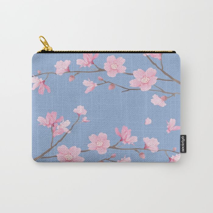Cherry Blossom - CARRY-ALL POUCH LARGE (12.5" X 8.5") - Image 5