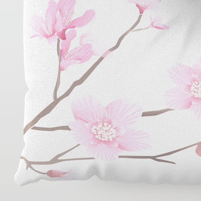 Cherry Blossom - FLOOR PILLOW SQUARE 26" X 26" - Image 9