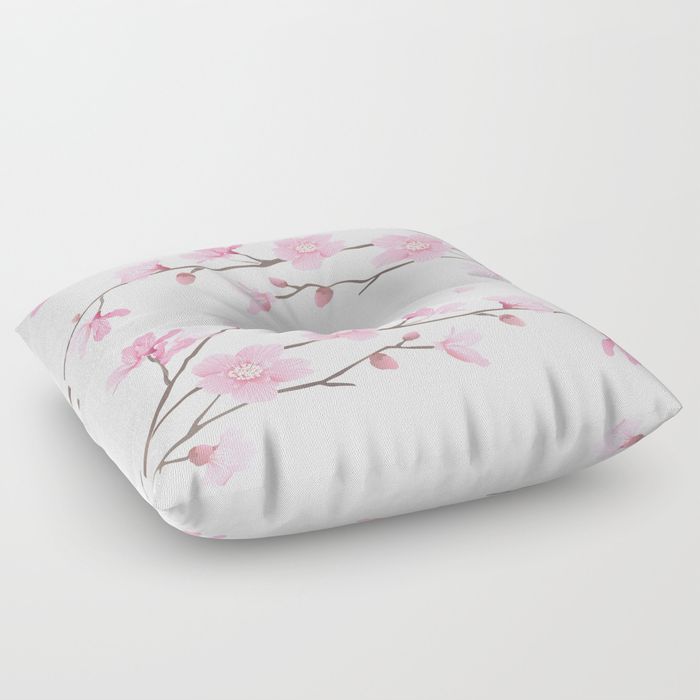 Cherry Blossom - FLOOR PILLOW SQUARE 26" X 26" - Image 7