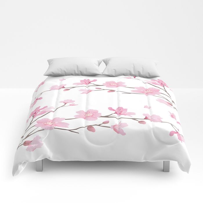 Cherry Blossom - COMFORTERS QUEEN: 88" X 88" - Image 2