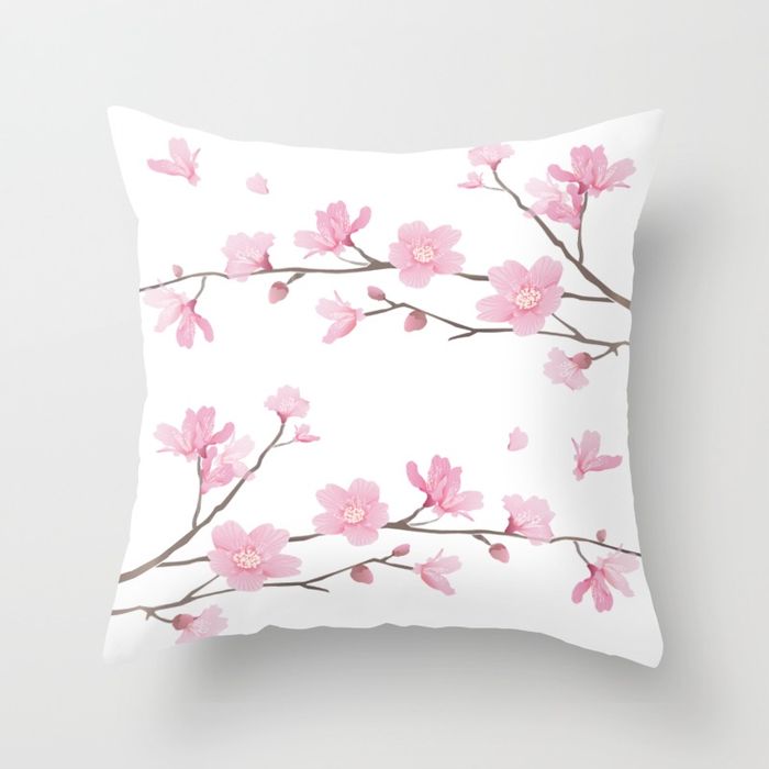 Cherry Blossom - THROW PILLOW COVER (16" X 16") INDOOR - Image 3