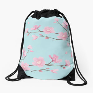 Cherry Blossom - Drawstring Bags