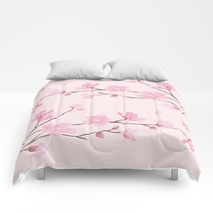 Cherry Blossom - COMFORTERS QUEEN: 88" X 88" - Image 4