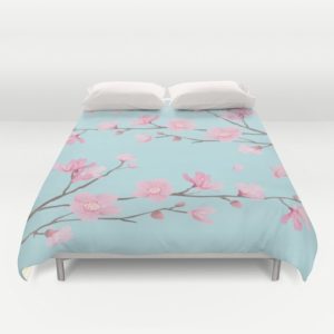 Cherry Blossom - DUVET COVER KING: 104" X 88"