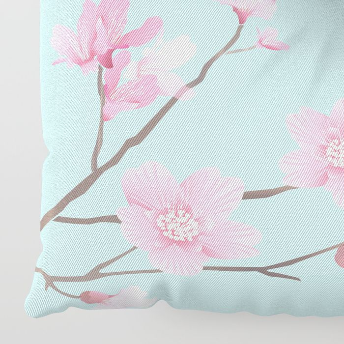 Cherry Blossom - FLOOR PILLOW SQUARE 26" X 26" - Image 6