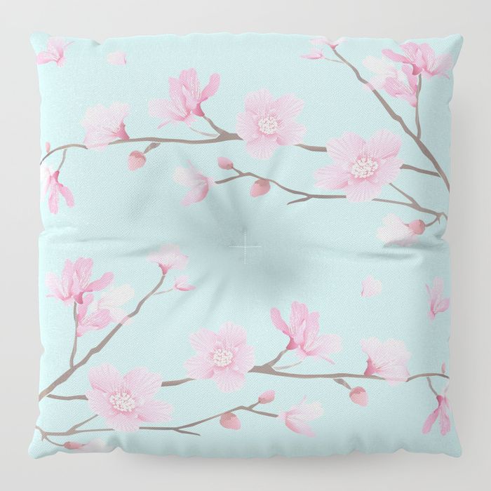 Cherry Blossom - FLOOR PILLOW SQUARE 26" X 26" - Image 5