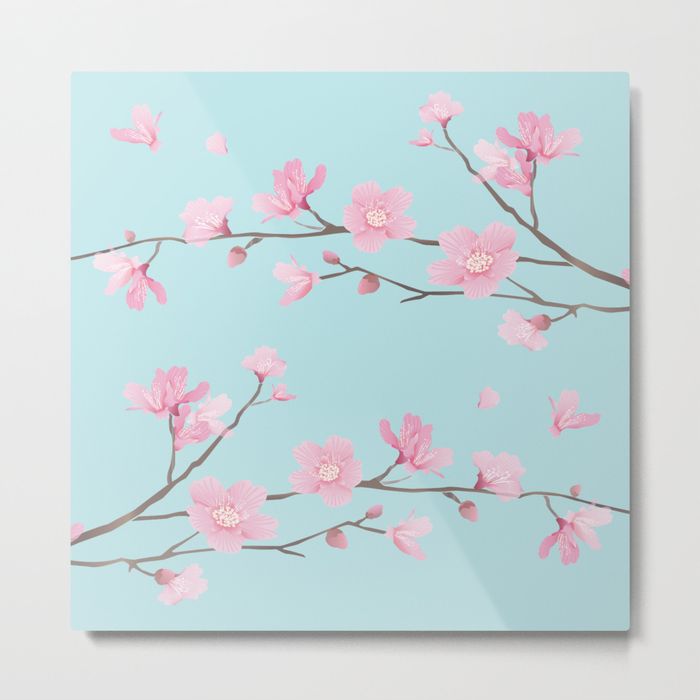Cherry Blossom - METAL PRINT SMALL - Image 7