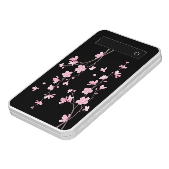 Cherry Blossom - Black Power Bank