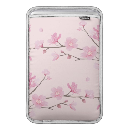 Cherry Blossom - Pink Sleeve For MacBook Air
