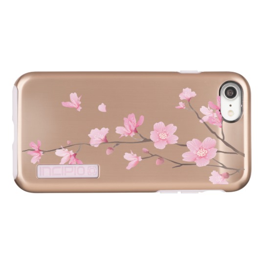 Cherry Blossom - Transparent Background Incipio DualPro Shine iPhone 7 Case