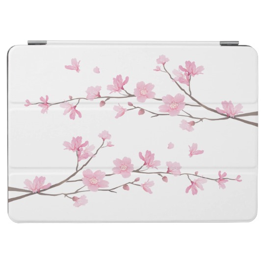 Cherry Blossom - Transparent Background iPad Air Cover
